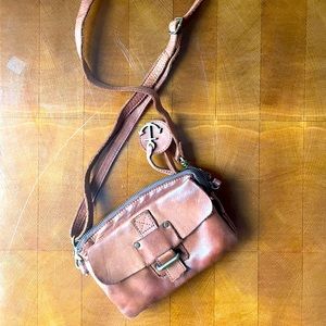 harbour Anchor Leather Shoulder Bag